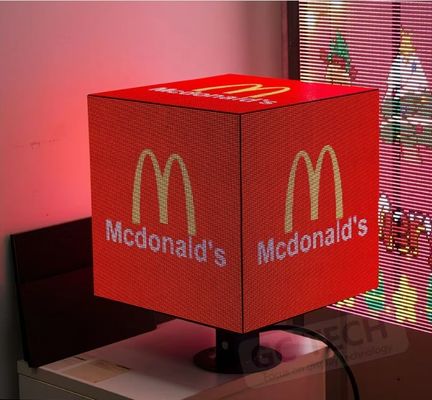 円形 フロントサービス 商業用LEDディスプレイ 1R1G1B ピクセル IP31 保護